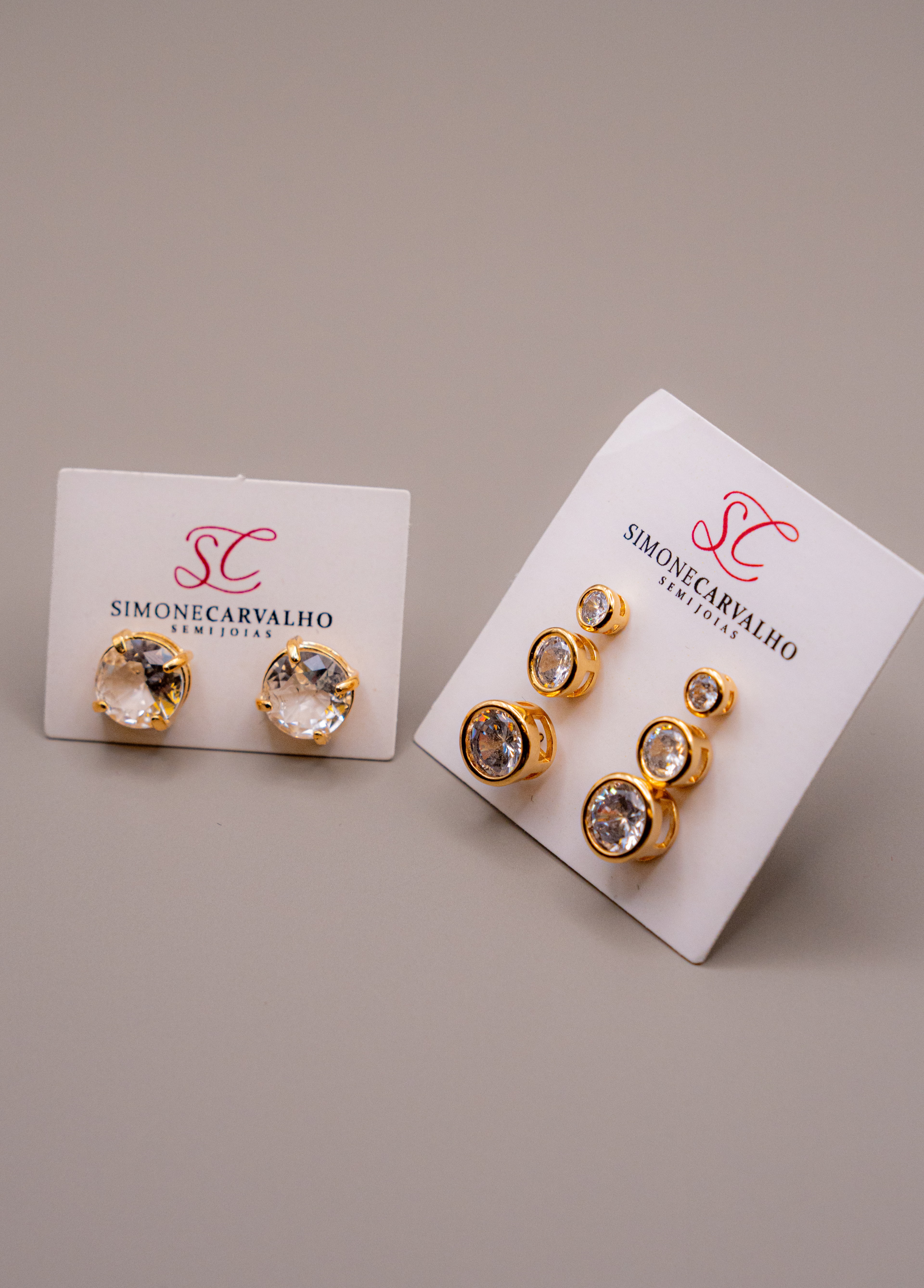 Brinco Dueto de Cristais